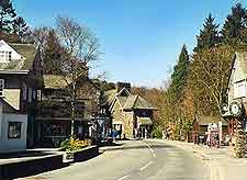 Photo showing the village of Grasmere, Lake District, England