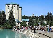 Waterfront picture, showing the Fairmont Hotel
