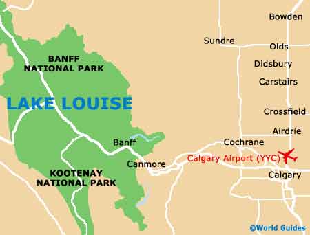 Small Lake Louise Map