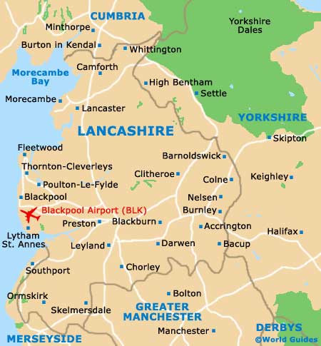 Lancashire Map