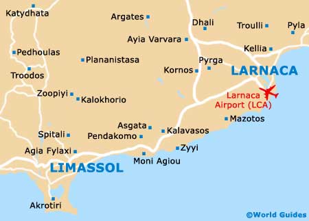 Small Larnaca Map