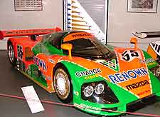 Picture of exhibits at the Musee Automobile de la Sarthe