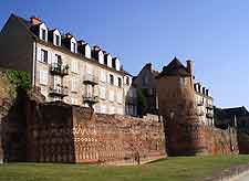 Photo showing the medieval Gallo Roman Walls