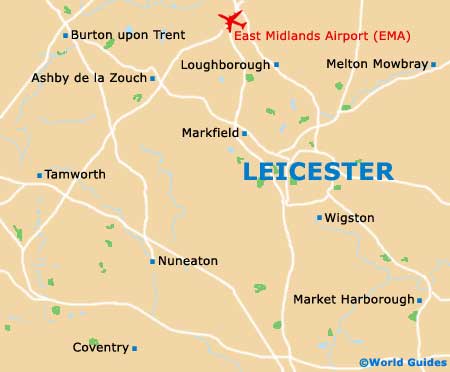 Small Leicester Map