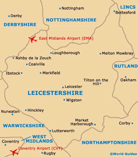 Leicestershire Map