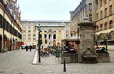 View of the Leipziger Naschmarkt