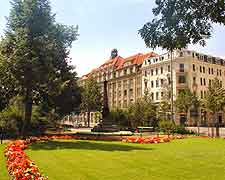 Photo showing central gardens