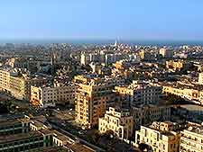 Aerial image of Benghazi's Old Town