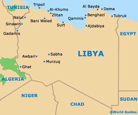 Libya map