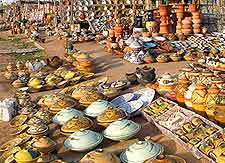 Photograph of traditional market in Tripoli