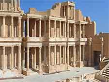 Picture of Roman theatre remains at Sabratha