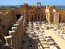 Picture of basilica remains at Sabratha