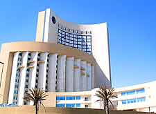 Image of modern hotel in downtown Tripoli