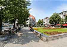 View of the central Place Cathedrale