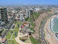 Image of the nearby Lima coastline