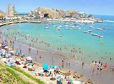 Lima summer coastal picture
