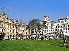 Different view of the Plaza San Martin