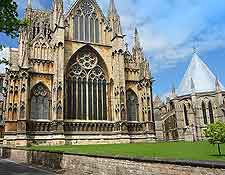 View of the cathedral and chapel, where choir recitals are often held