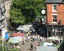 Further picture of the city market stalls