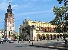 Image showing the historical Cloth Hall and Town Hall Tower