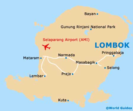 Small Lombok Map