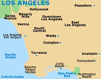Small Los Angeles Map