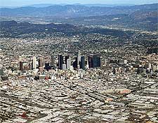Aerial view of the cityscape, photo by Marshall Astor
