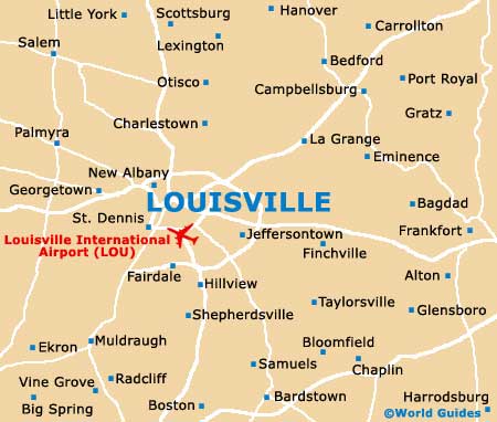 Small Louisville Map