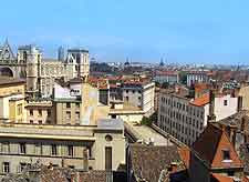 Photograph showing aerial view of Lyon