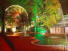 Photo of the Place Bellecour, illuminated at night
