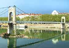 Photo of bridge across the River Rhone