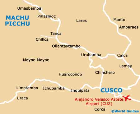 Small Machu Picchu Map