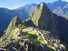 Photo of the Inca ruins at Machu Picchu