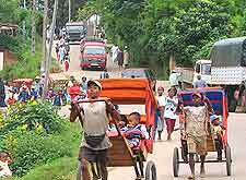 Picture of traditional transportation in Ambositra