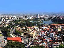 Scenic aerial view of Antsirabe