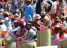 Picture of traditional market traders