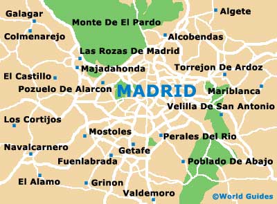 Small Madrid Map