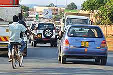 Picture of traffic on Blantyre to Llilongwe road