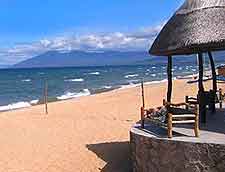 Photo of Malawi lakeside dining and camping site