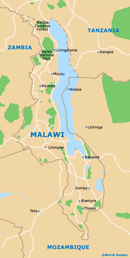 Small Malawi Map