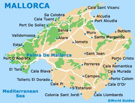 Small Mallorca Map