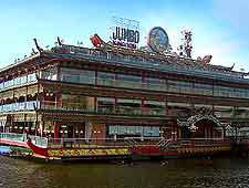 Photo of the city's floating Jumbo Restaurant