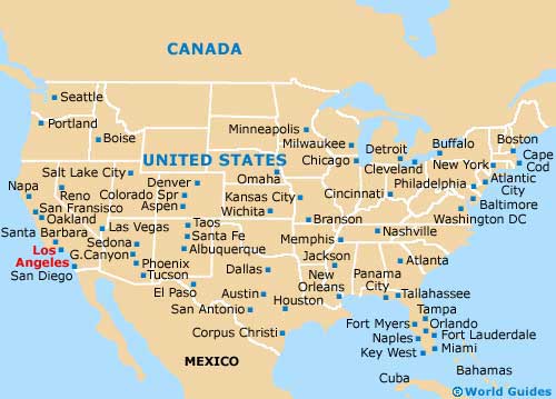 United States map
