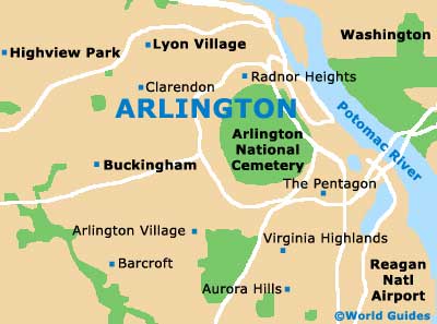 Small Arlington Map
