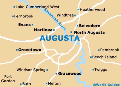 Small Augusta Map