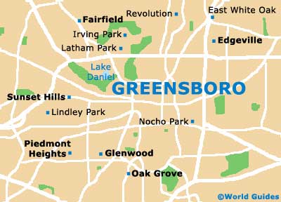 Small Greensboro Map