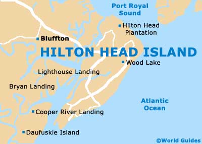 Small Hilton Head Map
