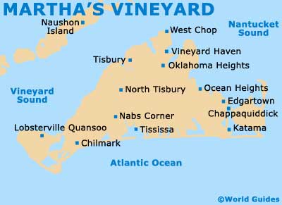 Small Martha's Vineyard Map