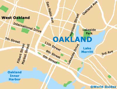 Small Oakland Map
