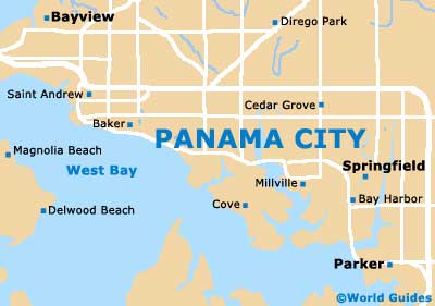 Small Panama City Map